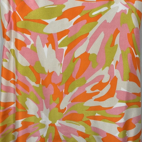 J Crew silk abstract print shift - Picture 3 of 8